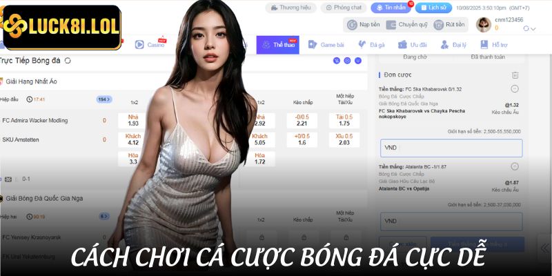 Cá cược bóng đá chỉ với 4 bước siêu nhanh, an toàn
